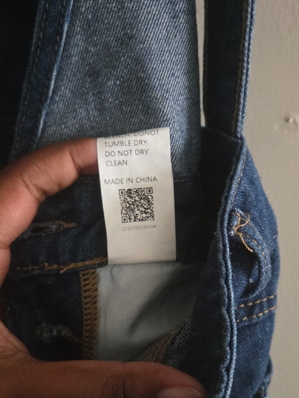 Utility Denim Cargo Overalls - Blue - Picture 4 of 6